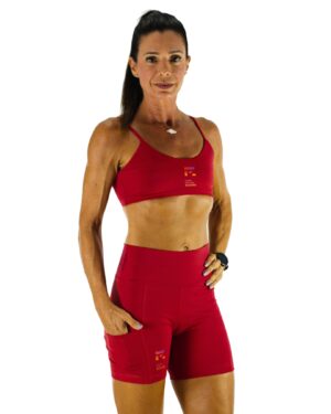 Conjunto Fitness My Reasons Red Blaze Vermelho
