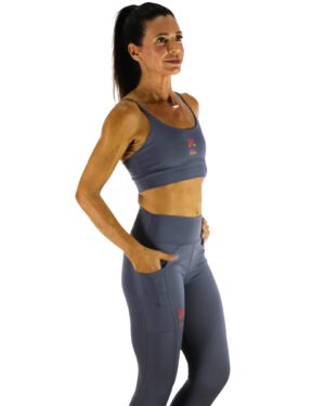 Conjunto Fitness My Reasons Graphite Edge